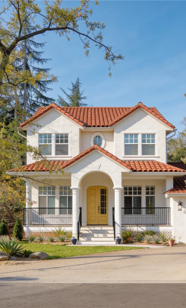 Completed residential home construction project in Los Angeles neighborhood
